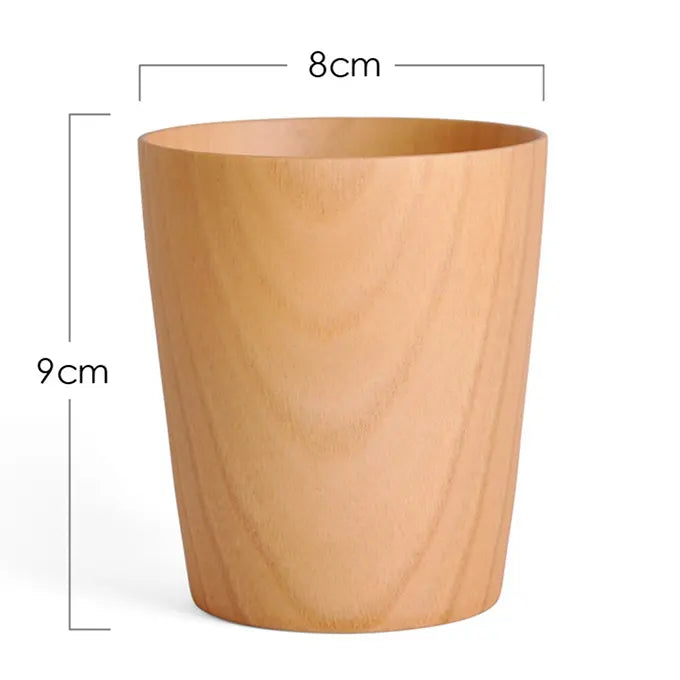 Mesure de la tasse, gobelet en bois 