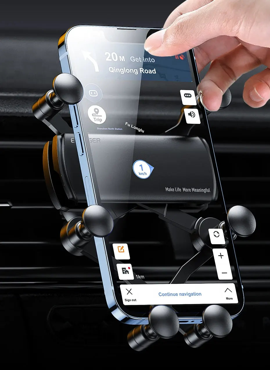 Support de Téléphone Universel pour Voiture | Gravité | Stabilité et Confort en Conduite